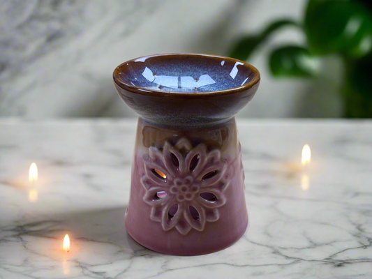 Lotus Mandala Pink Wax Melt & Aromatherapy Oil Heater