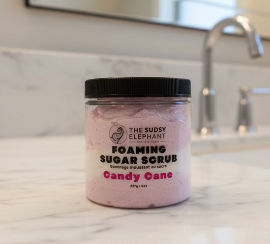 Candy Cane Foaming Sugar Scrub