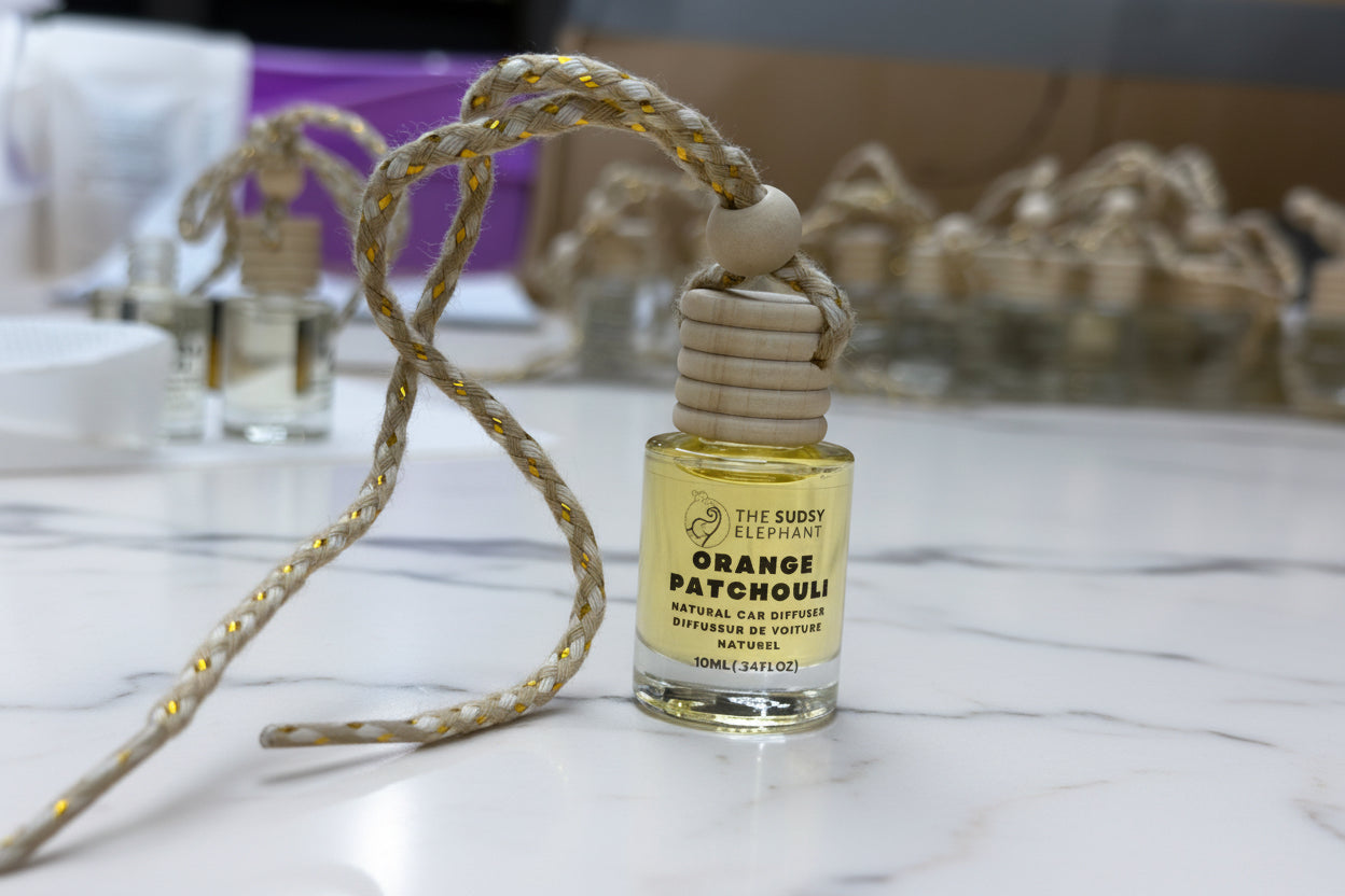 Orange Patchouli Car Diffuser