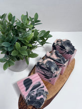 Load image into Gallery viewer, Black Raspberry Vanilla Shea Butter Soap Bar
