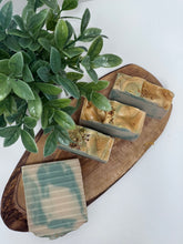 Load image into Gallery viewer, Sage and Citrus Double Butter Soap Bar
