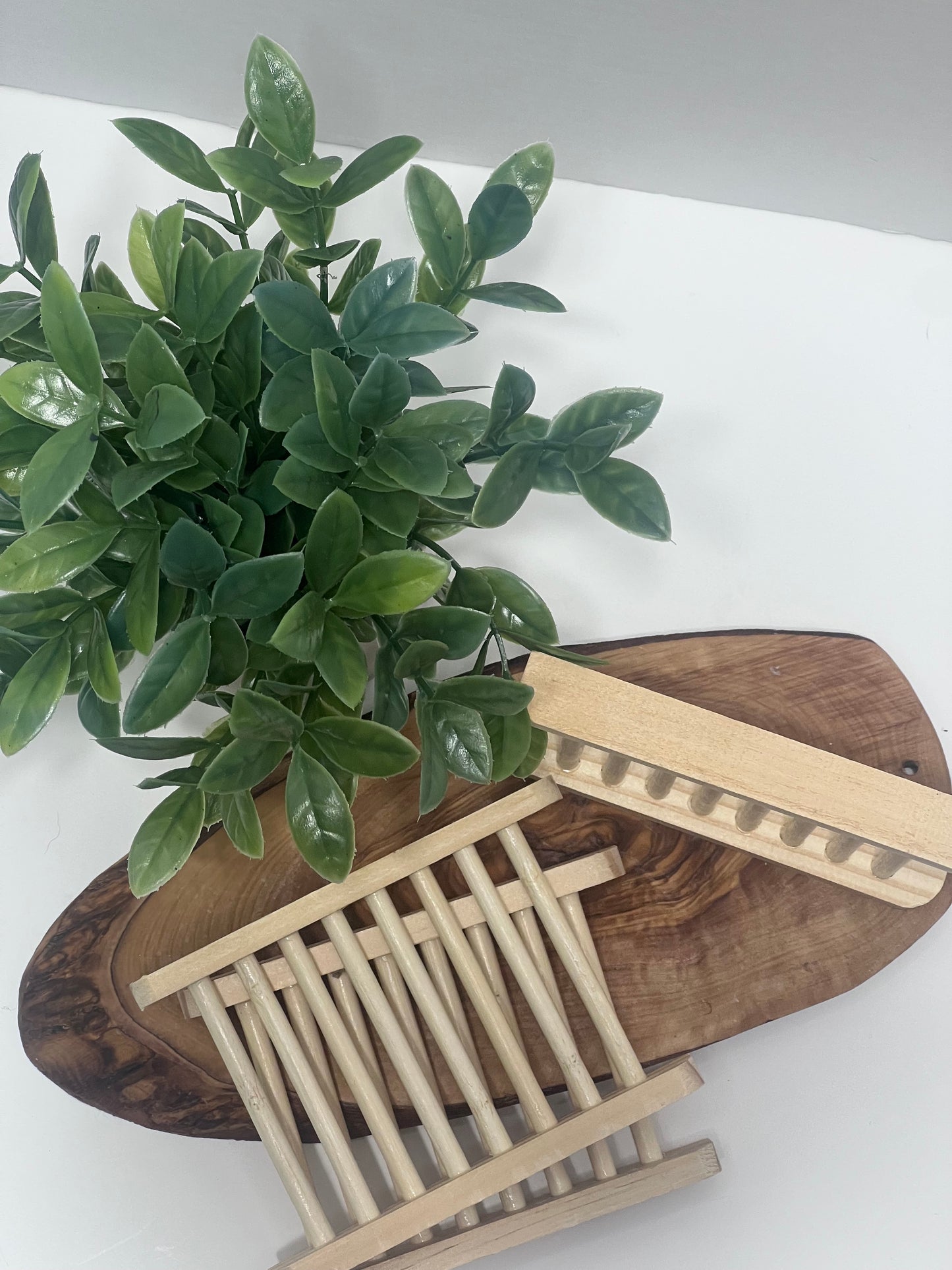 Bamboo Soap Dish - Light Wood