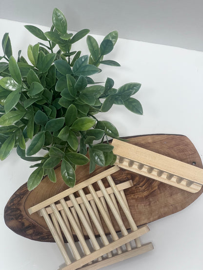 Bamboo Soap Dish - Light Wood