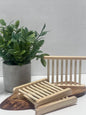 Bamboo Soap Dish - Light Wood